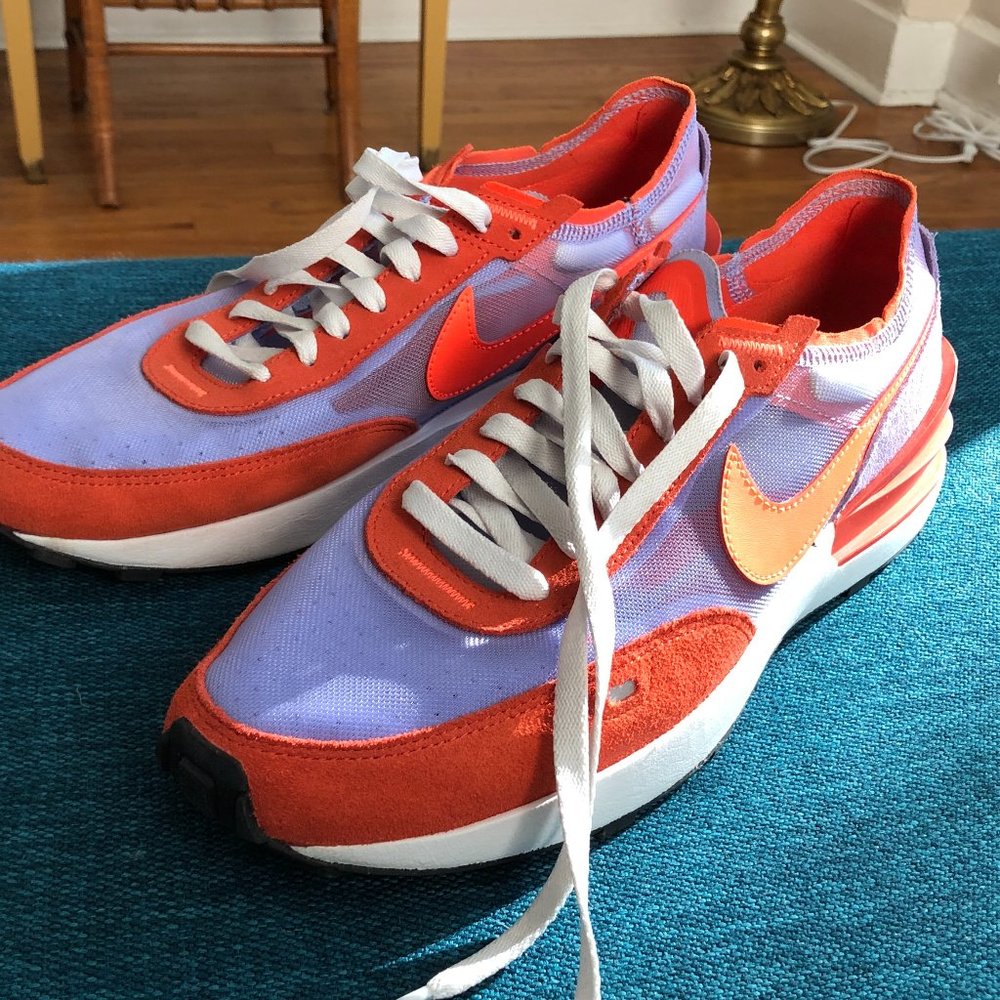 Nike Waffle One Women's, Size 11, Orange/Purple
